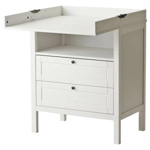Столик пенальный - IKEA SUNDVIK, 108х79 см, белый, СУНДВИК ИКЕА