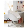Офисный стул - IKEA SKRUVSTA, 69x69x86см, белый, СКУРВСТА ИКЕА (изображение №3)