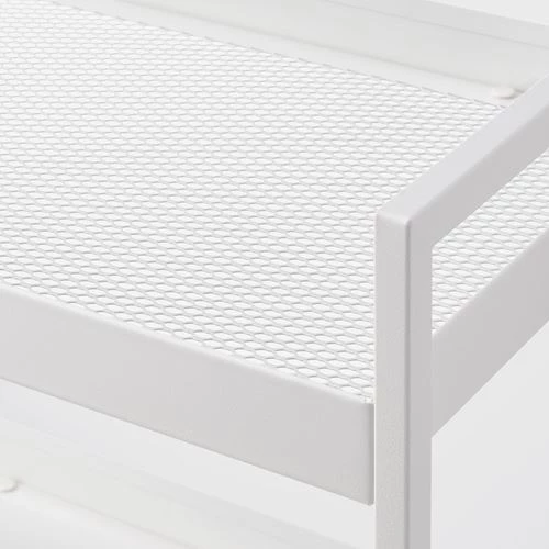 Тележка - IKEA NISSAFORS, белый, 50-5x30x83 см, НИССАФОРС ИКЕА (изображение №6)