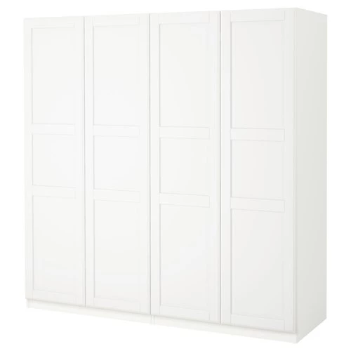 Гардероб - IKEA PAX/TYSSEDAL / ПАКС/ТИССЕДАЛЬ ИКЕА, 200x60x201 см,белый (изображение №2)