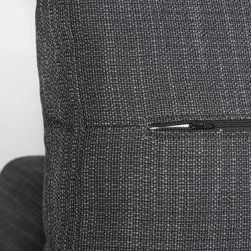 Диван 2-местный - IKEA ESKILSTUNA, 100х190 см, черный, ЭСКИЛЬСТУНА ИКЕА (изображение №5)