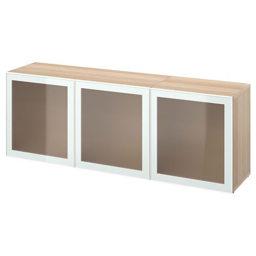 Комбинация для хранения - IKEA BESTÅ/BESTA/БЕСТА/БЕСТО ИКЕА, 180x42x65 см, коричневый