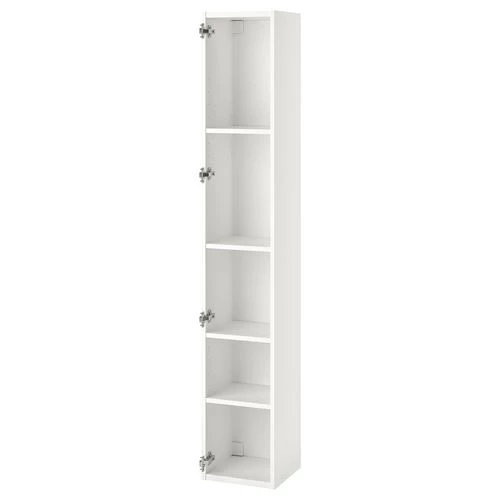 Каркас высокого шкафа - ENHET IKEA/ЭНХЕТ ИКЕА, 30х30х180 см, белый (изображение №1)