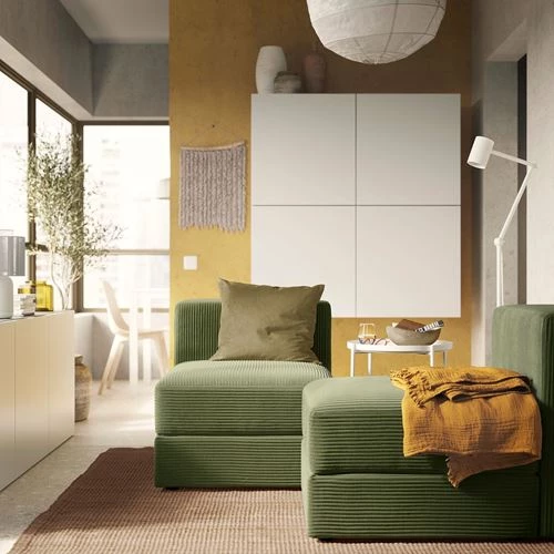 Кресло - IKEA JÄTTEBO/JATTEBO/ЯТТЕБО ИКЕА, 71х95х70 см, зеленый (изображение №2)
