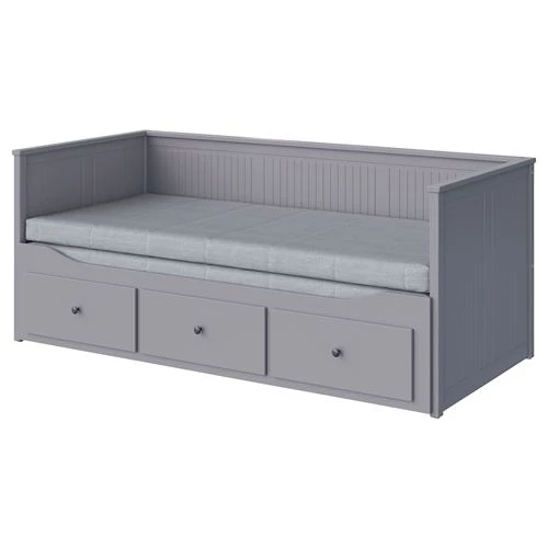 Кушетка - IKEA HEMNES/ÅGOTNES, 80x200 см, серый, Хемнэс/Оготнес ИКЕА (изображение №1)