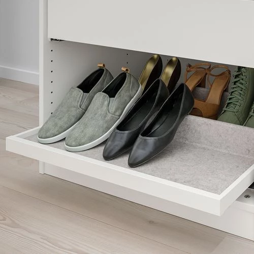 Вставка для обуви для выдвижного подноса  - IKEA KOMPLEMENT, 75x58 см, серый КОМПЛИМЕНТ ИКЕА (изображение №2)