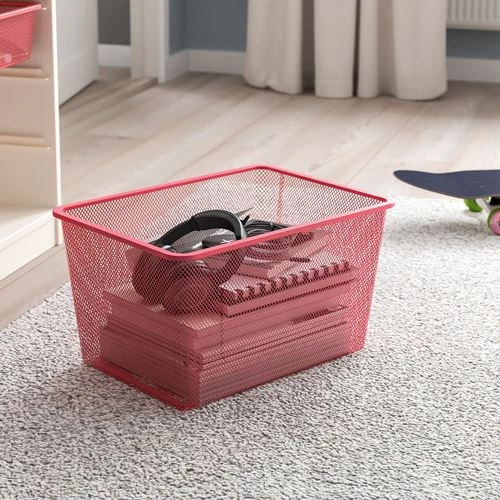 Ящик для хранения - IKEA TROFAST, 42x30x23 см, розовый, ТРУФАСТ ИКЕА (изображение №2)