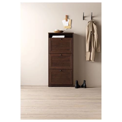 Обувница - IKEA BRUSALI, 130х30 см, коричневый, БРУСАЛИ ИКЕА (изображение №6)