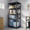 Органайзер с крышкой - IKEA RYKTA, 36x50x35 см, голубой, ИКЕА (изображение №2)