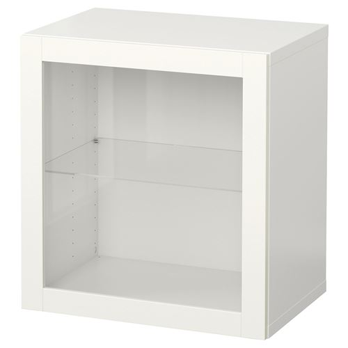 Настенный шкаф - IKEA BESTÅ/BESTA, 60x42x64 см, белый, БЕСТО ИКЕА