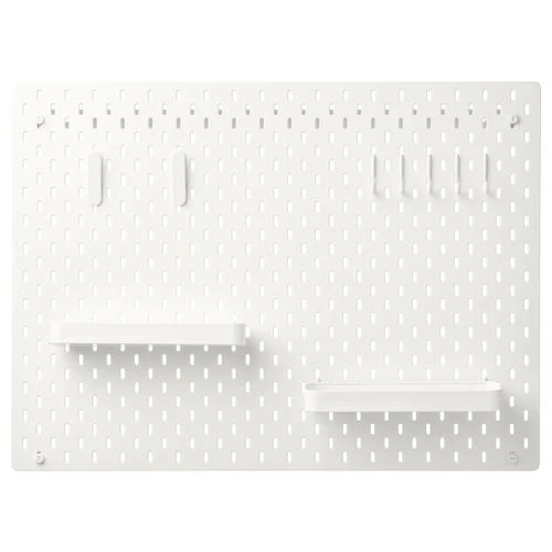 Комбинированная перфорированная доска  - SKÅDIS / SKАDIS IKEA/ СКОДИС  ИКЕА,  76х56 см, белый