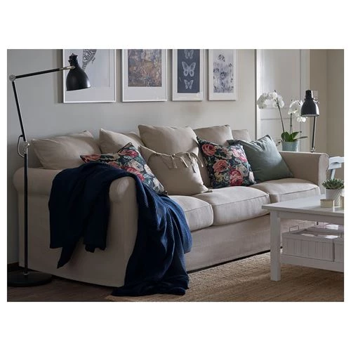 3-местный диван - IKEA GRÖNLID/GRONLID, 98x247см, бежевый, ГРЁНЛИД  ИКЕА (изображение №3)