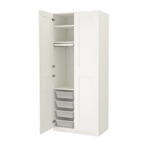 Гардероб - IKEA PAX/GRIMO /ПАКС/ГРИМО ИКЕА, 100x60x236 см, белый