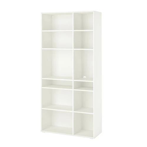 Открытый шкаф - VIHALS IKEA/ВИХАЛС ИКЕА, 37х95х200 см, белый (изображение №1)