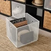 Контейнер для хранения - IKEA DRÖNJÖNS/DRONJONS, 33x37x33 см, белый, ДРЁНЙОНС ИКЕА (изображение №4)