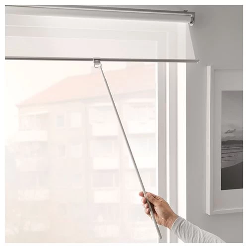 Рулонная штора - IKEA SKOGSKLÖVER/SKOGSKLOVER, 195х100 см, белый, СКОГСКЛЁВЕР ИКЕА (изображение №5)