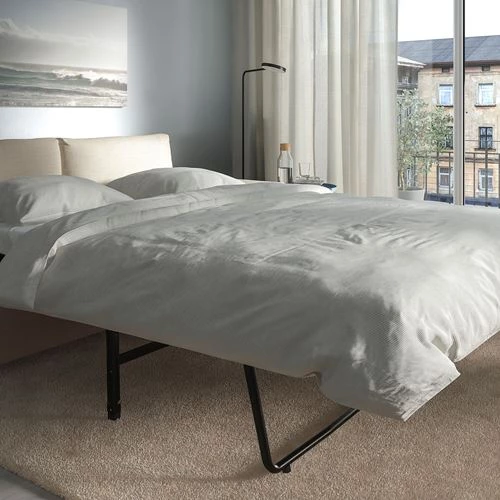 Диван-кровать 3-местный - IKEA VIMLE, 275х98/241х83 см, бежевый, ВИМЛЕ ИКЕА (изображение №5)