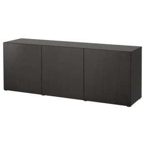 Комбинация для хранения - IKEA BESTÅ/BESTA, 180x42x65 см, черный, Беста/Бесто ИКЕА