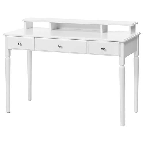 Туалетный столик - IKEA TYSSEDAL/ ТИССЕДАЛЬ ИКЕА, 86х51х120 см, белый (изображение №1)