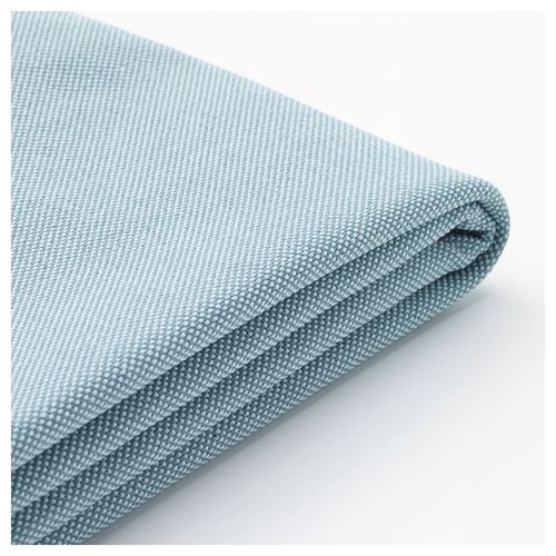 Чехол на угловой диван-кровать - HOLMSUND IKEA/ ХОЛМСУНД  ИКЕА,  голубой