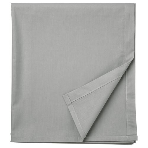 Простыня - IKEA DVALA, 240x260 см, серый ИКЕА