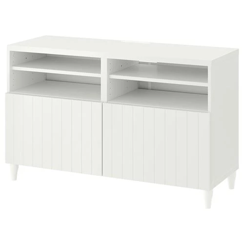 Тумба под ТВ - IKEA BESTÅ/BESTA, 120x42x74 см, белый, Бесто ИКЕА (изображение №1)