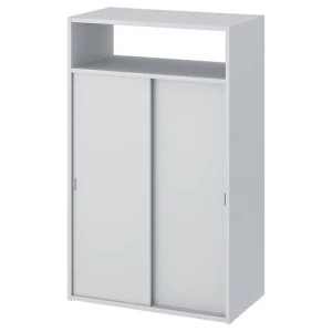 Шкаф - IKEA SPIKSMED, светло-серый, 60х32х96 см, СПИКСМЕД ИКЕА