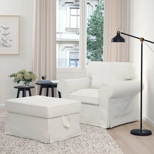 Кресло - IKEA EKTORP, 104х88 см, белый, ЭКТОРП ИКЕА (изображение №2)