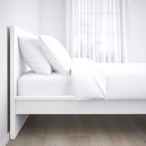 Комплект мебели д/спальни  - IKEA MALM/LURÖY/LUROY, 160х200см, белый, МАЛЬМ/ЛУРОЙ ИКЕА (изображение №3)