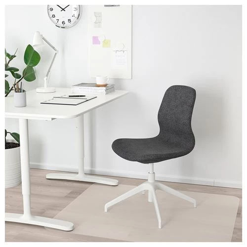 Офисный стул - IKEA LÅNGFJÄLL/LANGFJALL, 67x67x92см,черный, ЛЭНГФЬЮЭЛЛЬ ИКЕА (изображение №2)