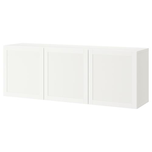 Навесной шкаф - IKEA BESTÅ/BESTA, 180x42x64 см, белый, БЕСТО ИКЕА