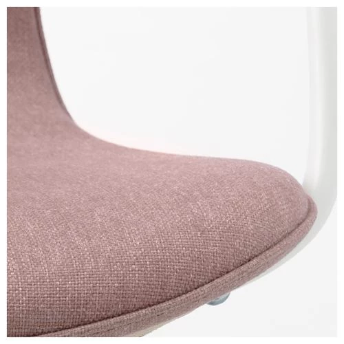 Офисный стул - IKEA LÅNGFJÄLL/LANGFJALL, 67x67x92см, розовый ЛЭНГФЬЕЛЛЬ ИКЕА (изображение №5)