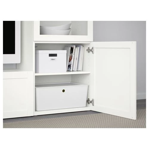 Тумба под телевизор - IKEA BESTÅ/BESTA, 240x42x129 см, белый, Бесто ИКЕА (изображение №6)