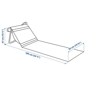 Шезлонг - IKEA STRANDÖN/STRANDON, оранжевый, ИКЕА