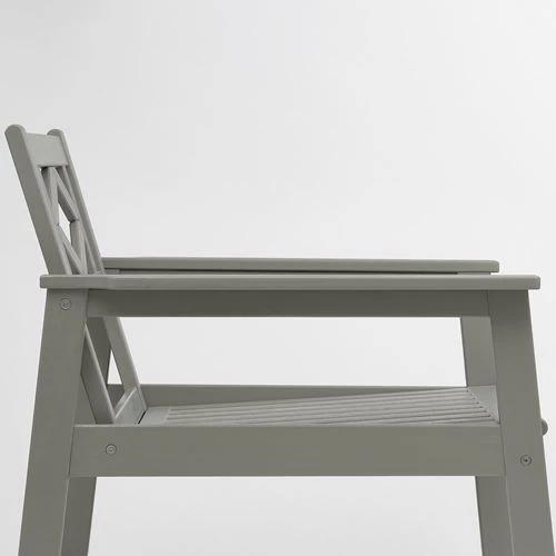 Кресло садовое - IKEA BONDHOLMEN, 73х81x77 см, серый, БОНДХОЛЬМЕН ИКЕА (изображение №7)