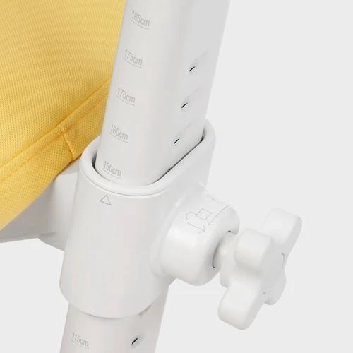 Стул детский - IKEA DAGNAR, 98х58 см, желтый/белый, ИКЕА (изображение №3)