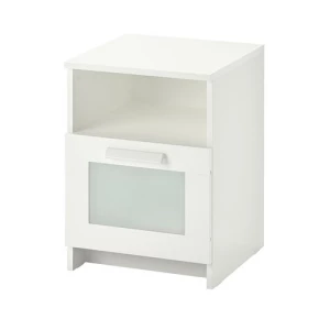 Прикроватная тумба - IKEA BRIMNES, 39х41х53 см, белый, БРИМНЭС/БРИМНЕС ИКЕА