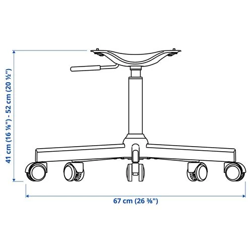 Каркас  - MALSKÄR /MALSKАR   IKEA/ МАЛЬСКЭР ИКЕА,  67х67 см, белый (изображение №2)