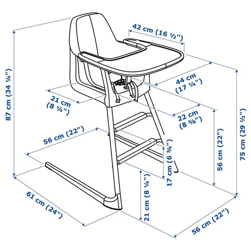 LANGUR стульчик с подносом ИКЕА (изображение №10)