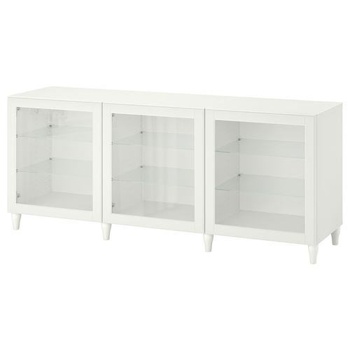 Комбинация для хранения - IKEA BESTÅ/BESTA /БЕСТА/БЕСТО ИКЕА, 180x42x74 см, белый