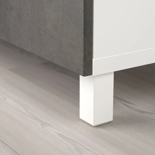 Книжный шкаф с дверцей - IKEA BESTA, 120x42x202 см, белый, БЕСТА ИКЕА (изображение №6)