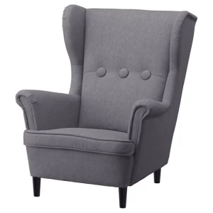 Детское кресло - IKEA STRANDMON, 56х62х71 см, серый  СТРАНДМОН ИКЕА