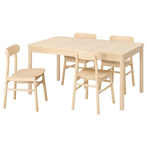 Обеденный набор - RÖNNINGE /RÖNNINGE  IKEA/  РЁННИНГЕ  ИКЕА,  75х90 см, под беленый дуб