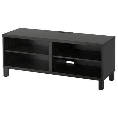 Каркас тумбы под ТВ - IKEA BESTÅ/BESTA, 120x40x48 см, черный, Беста/Бесто ИКЕА