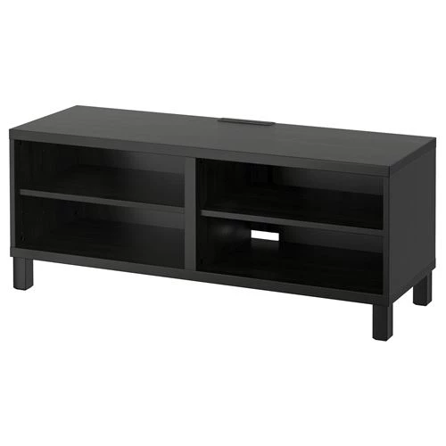 Каркас тумбы под ТВ - IKEA BESTÅ/BESTA, 120x40x48 см, черный, Беста/Бесто ИКЕА (изображение №1)