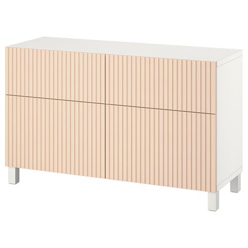 Комбинация для хранения - IKEA BESTÅ/BESTA/Беста/Бесто ИКЕА, 120x42x74 см, бежевый,