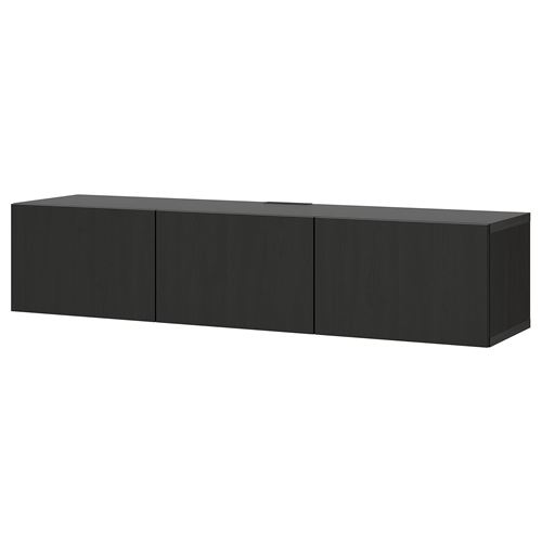 Тумба под ТВ - IKEA BESTÅ/BESTA, 180x42x38 см, черный, Бесто ИКЕА