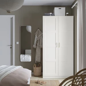 Гардероб - IKEA PAX/BERGSBO/ ПАКС/БЕРГСБУ ИКЕА, 100x60x201 см, белый
