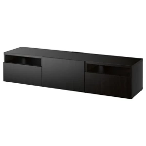 Тумба под ТВ - IKEA BESTÅ/BESTA, 180x42x39 см, черный, Бесто ИКЕА