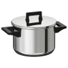 Кастрюля с крышкой - IKEA SNITSIG, 3 л, нержавеющая сталь СНИТСИГ ИКЕА (изображение №1)